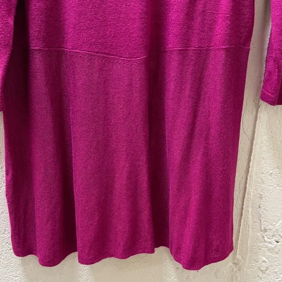 Eileen Fisher Raspberry Cardigan - Picture 3 of 11